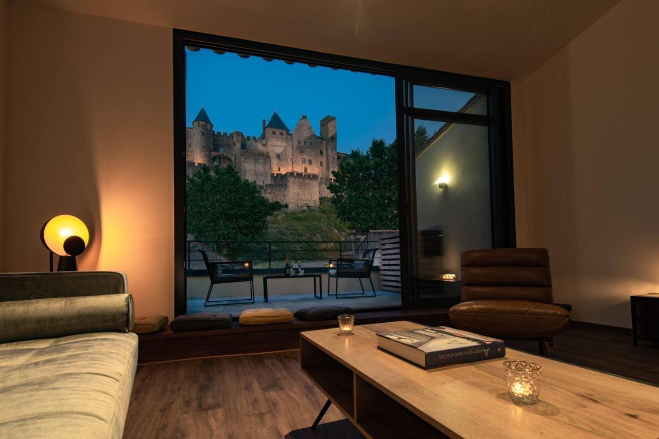 Le Loft De La Tour Pinte Apartment Каркасон Екстериор снимка