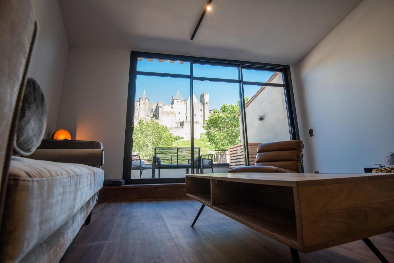 Le Loft De La Tour Pinte Apartment Каркасон Екстериор снимка